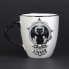 Saint/Sinner: Cat Mug with Heart Handle (ALMUG28) ~ Mugs | Alchemy England
