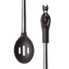 Black Bat Slotted Spoon (KU10) ~ Kitchen Utensils | Alchemy England