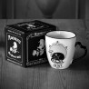 Saint/Sinner: Cat Mug with Heart Handle (ALMUG28) ~ Mugs | Alchemy England