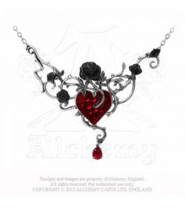 Bed Of Blood Roses Necklace (P630)